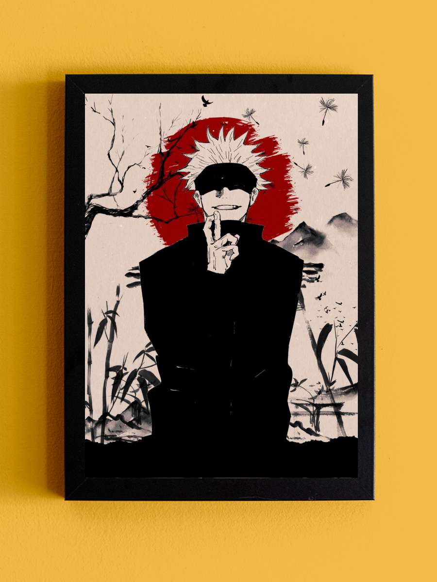 Jujutsu Kaisen  Anime Tablo Siyah Çerçeveli Yüksek Kalite Anime Duvar Poster Tablo - En İyi Fiyatlarla