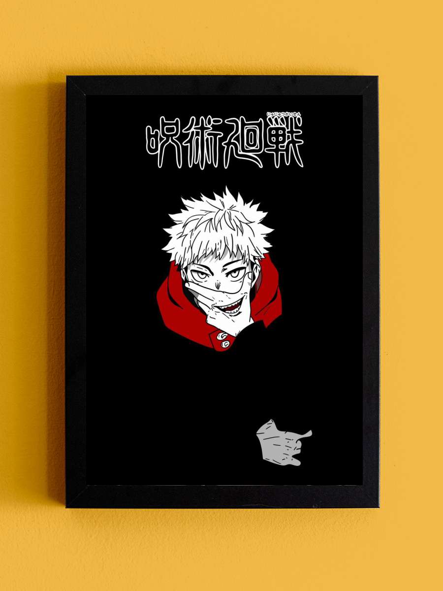 Jujutsu Kaisen Anime Tablo Siyah Çerçeveli Yüksek Kalite Anime Duvar Poster Tablo - En İyi Fiyatlarla