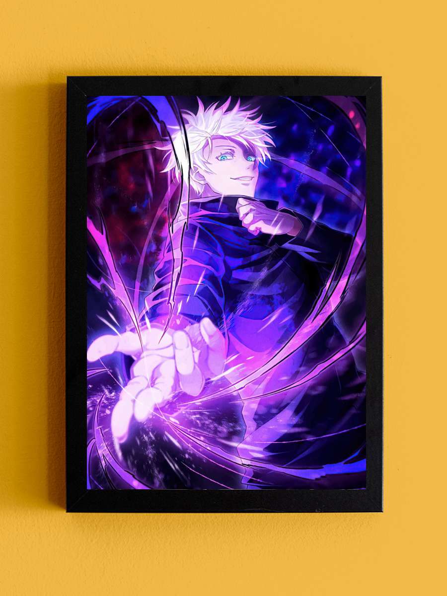 Jujutsu Kaisen Anime Tablo Siyah Çerçeveli Yüksek Kalite Anime Duvar Poster Tablo - En İyi Fiyatlarla