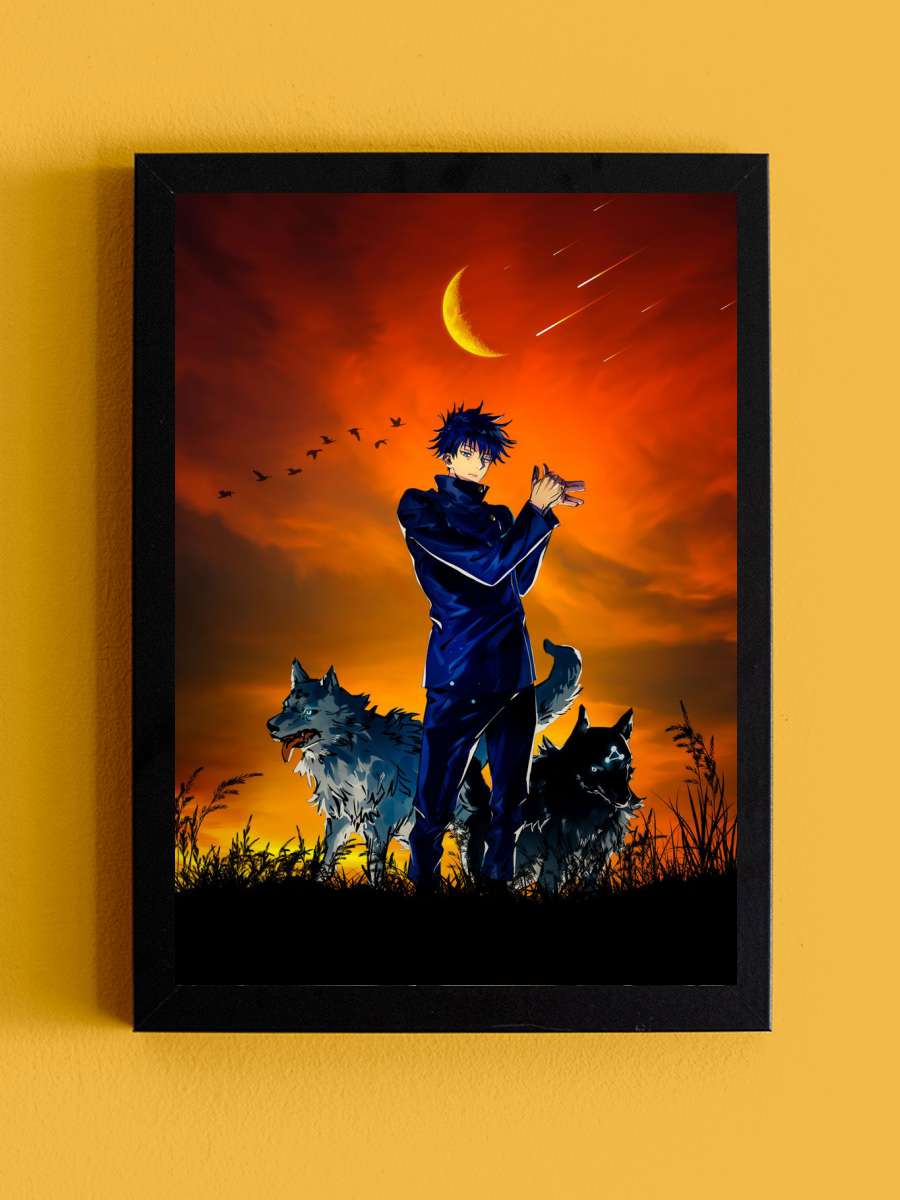 Jujutsu Kaisen Anime Tablo Siyah Çerçeveli Yüksek Kalite Anime Duvar Poster Tablo - En İyi Fiyatlarla