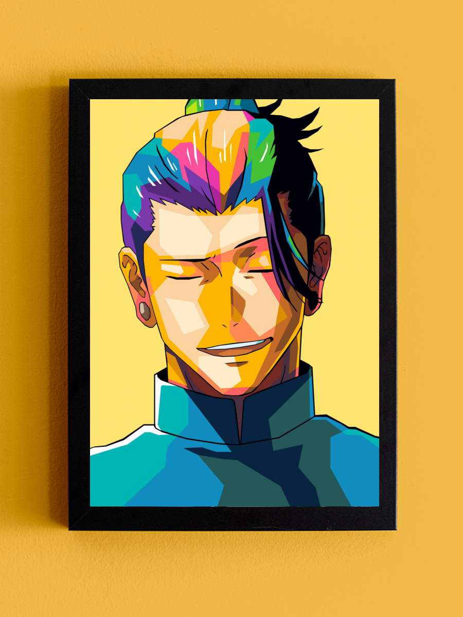 Jujutsu Kaisen Anime Tablo Siyah Çerçeveli Yüksek Kalite Anime Duvar Poster Tablo - En İyi Fiyatlarla