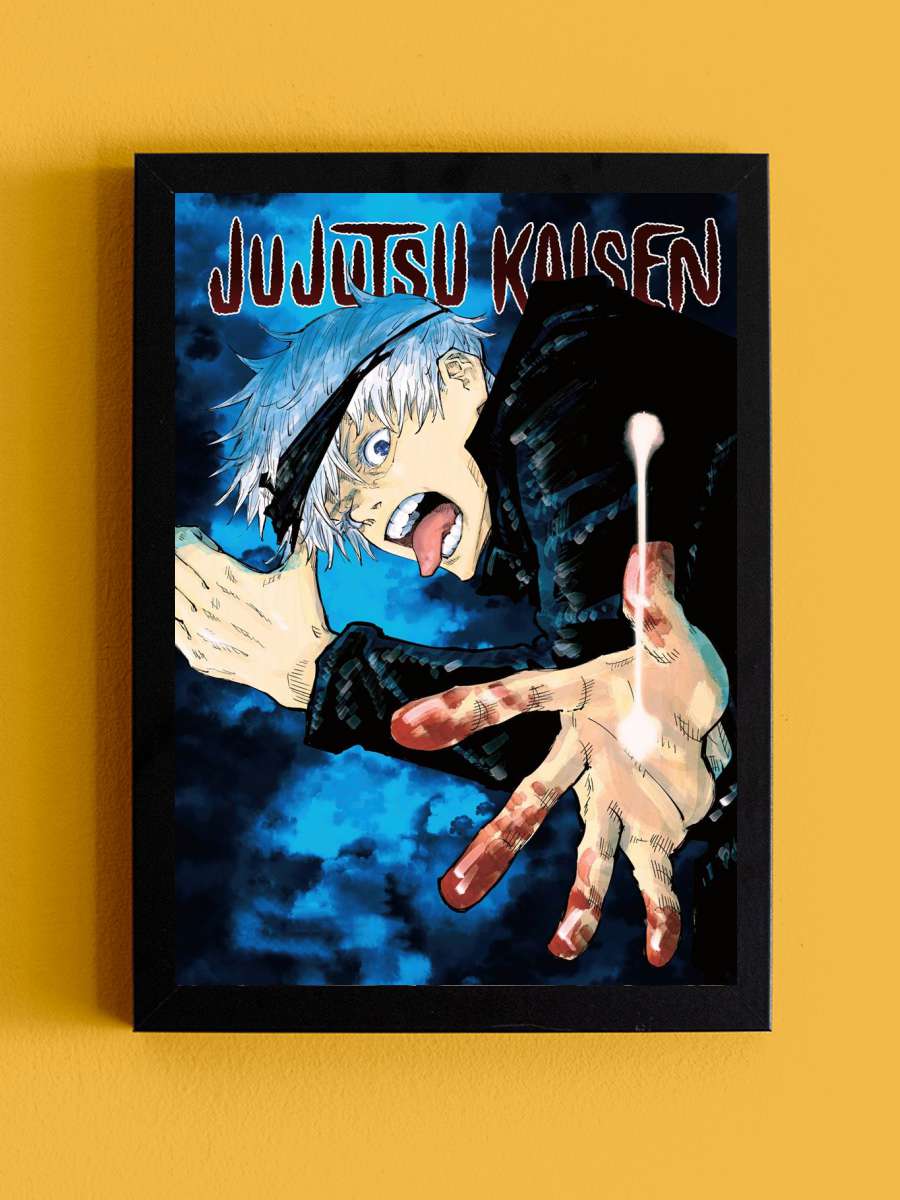 Jujutsu Kaisen Anime Tablo Siyah Çerçeveli Yüksek Kalite Anime Duvar Poster Tablo - En İyi Fiyatlarla