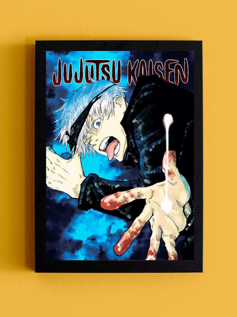 Jujutsu Kaisen Anime Tablo Siyah Çerçeveli Yüksek Kalite Anime Duvar Poster Tablo - En İyi Fiyatlarla