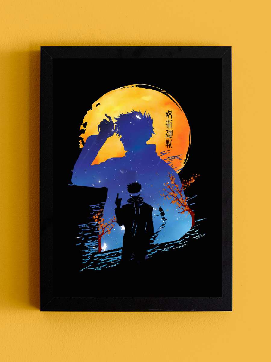 jujutsu kaisen Anime Tablo Siyah Çerçeveli Yüksek Kalite Anime Duvar Poster Tablo - En İyi Fiyatlarla