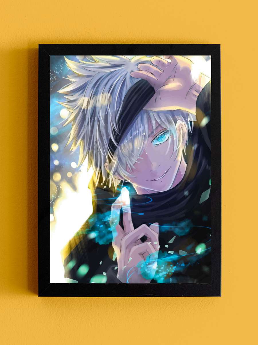 Jujutsu Kaisen Anime Tablo Siyah Çerçeveli Yüksek Kalite Anime Duvar Poster Tablo - En İyi Fiyatlarla