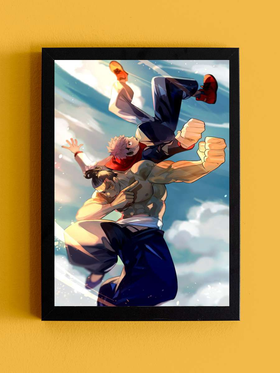 Jujutsu Kaisen Anime Tablo Siyah Çerçeveli Yüksek Kalite Anime Duvar Poster Tablo - En İyi Fiyatlarla