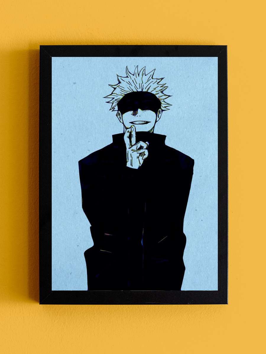 Jujutsu Kaisen Anime Tablo Siyah Çerçeveli Yüksek Kalite Anime Duvar Poster Tablo - En İyi Fiyatlarla