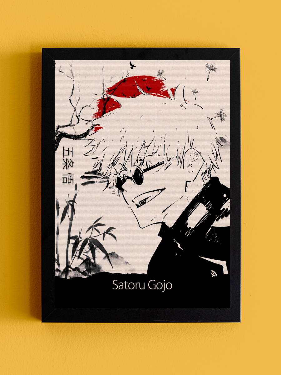 Jujutsu Kaisen Anime Tablo Siyah Çerçeveli Yüksek Kalite Anime Duvar Poster Tablo - En İyi Fiyatlarla