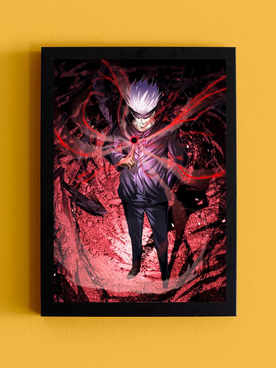 Jujutsu Kaisen Anime Tablo Siyah Çerçeveli Yüksek Kalite Anime Duvar Poster Tablo - En İyi Fiyatlarla