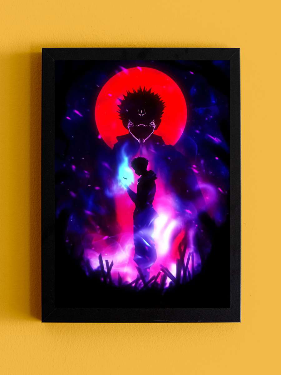 Jujutsu Kaisen Anime Tablo Siyah Çerçeveli Yüksek Kalite Anime Duvar Poster Tablo - En İyi Fiyatlarla
