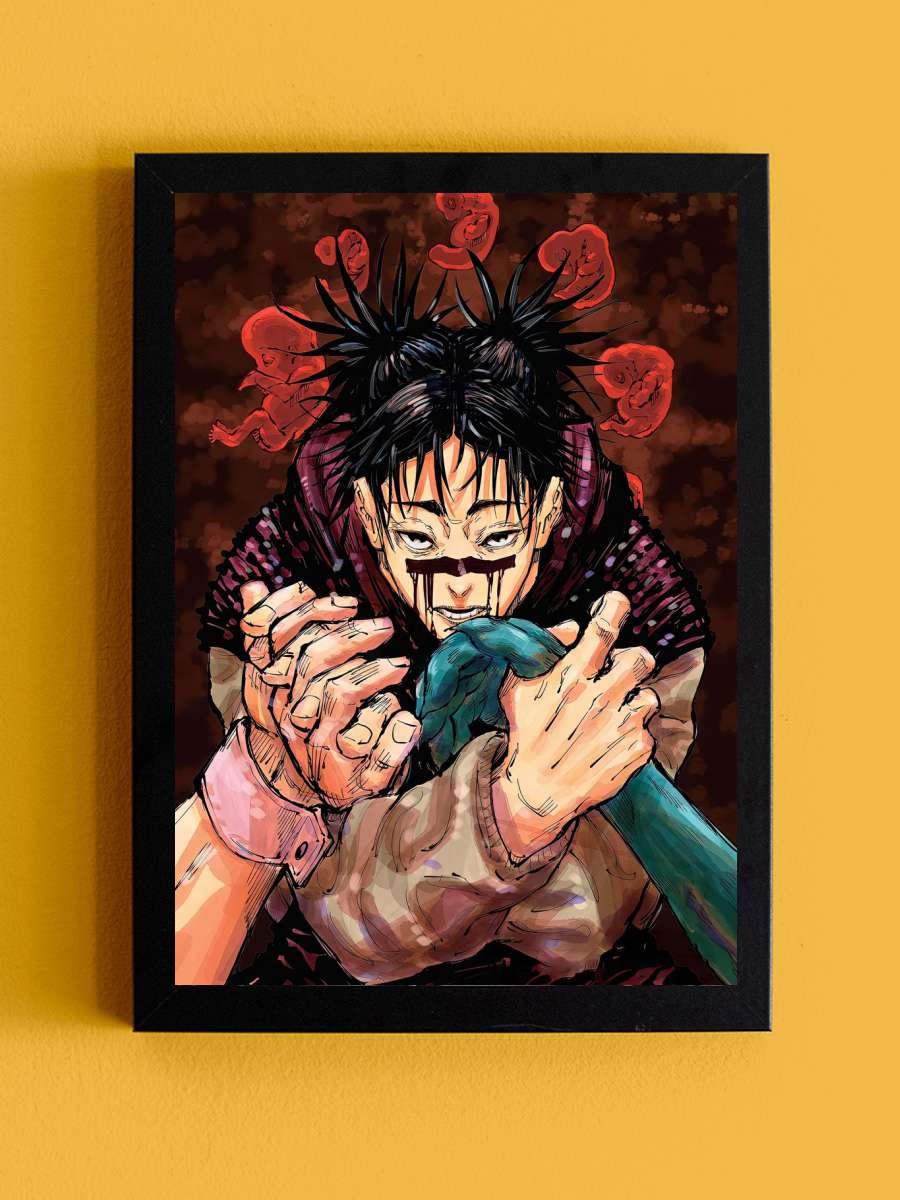Jujutsu Kaisen Volume 7 Anime Tablo Siyah Çerçeveli Yüksek Kalite Anime Duvar Poster Tablo - En İyi Fiyatlarla