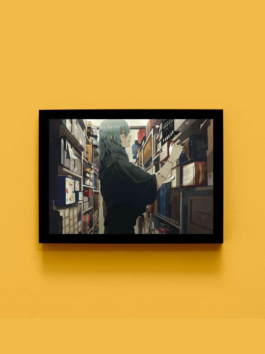 Jujutsu no Kaisen Anime Tablo Siyah Çerçeveli Yüksek Kalite Anime Duvar Poster Tablo - En İyi Fiyatlarla