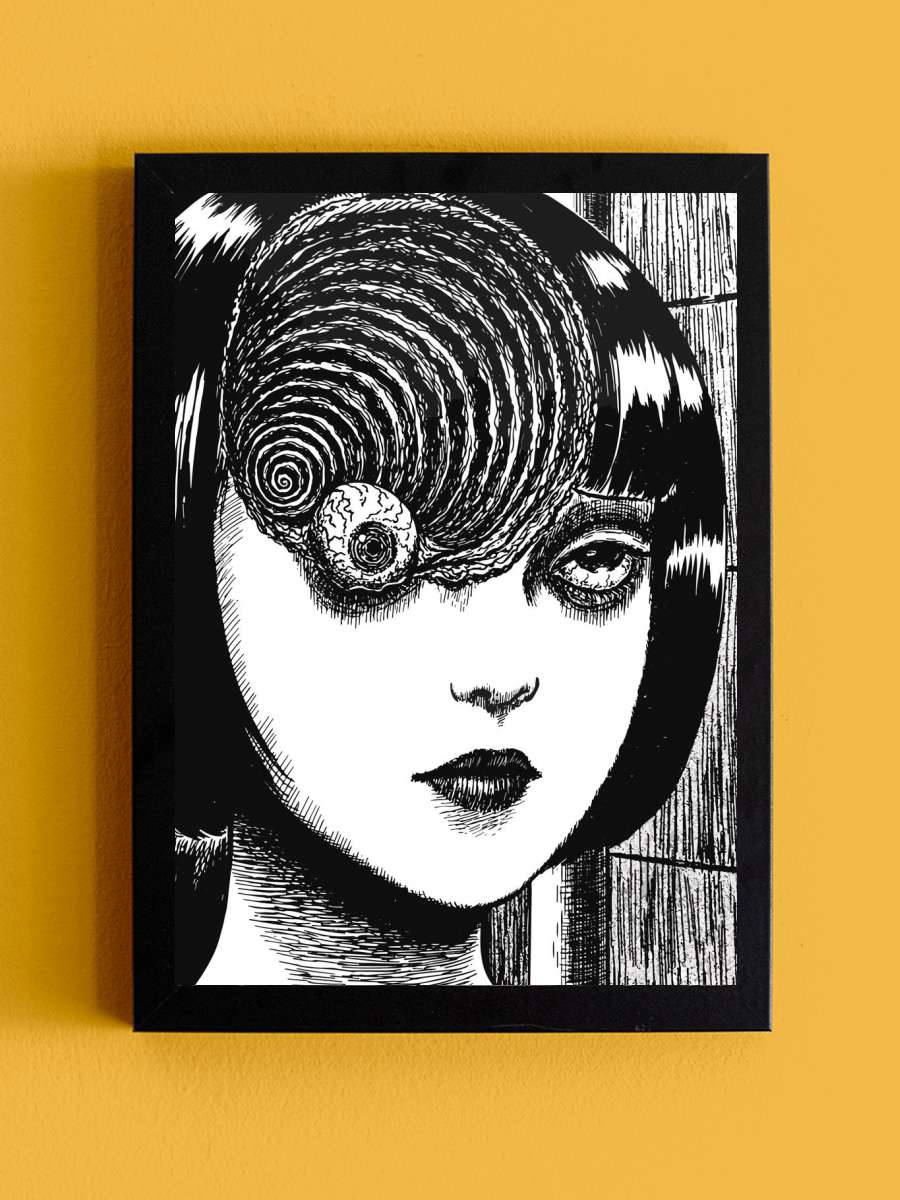 Junji ijo Anime Tablo Siyah Çerçeveli Yüksek Kalite Anime Duvar Poster Tablo - En İyi Fiyatlarla