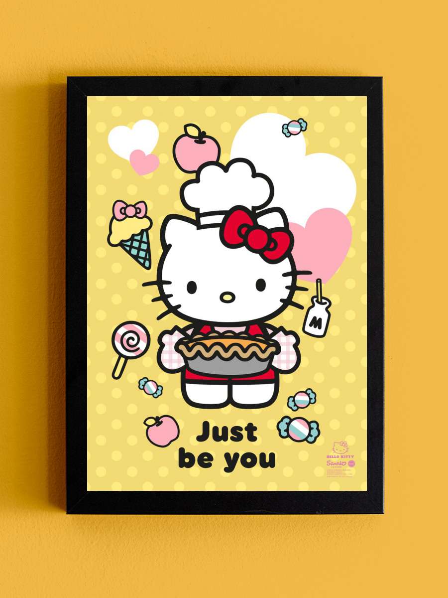 Just Be You Anime Tablo Siyah Çerçeveli Yüksek Kalite Anime Duvar Poster Tablo - En İyi Fiyatlarla