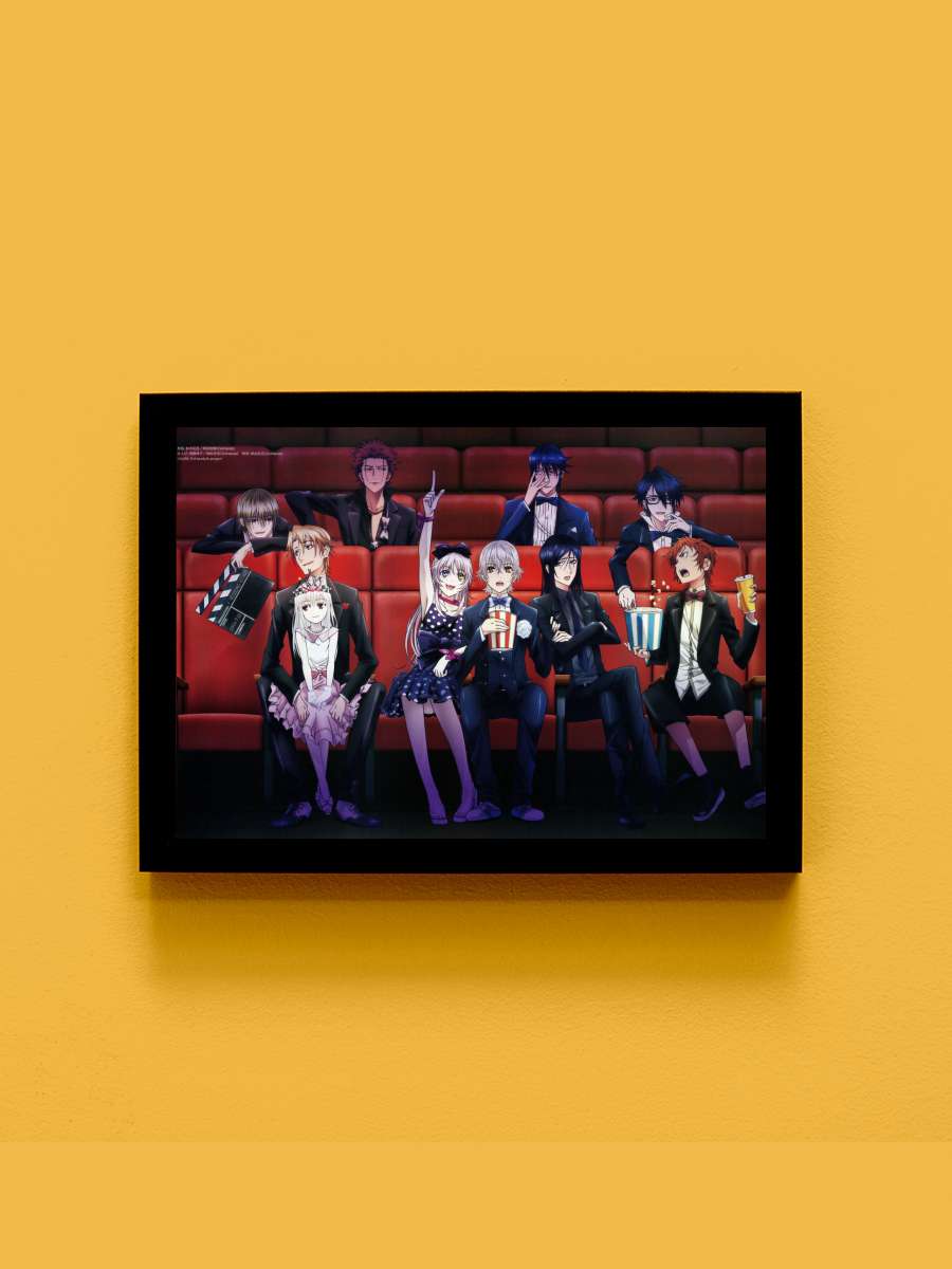 K Project Anime Tablo Siyah Çerçeveli Yüksek Kalite Anime Duvar Poster Tablo - En İyi Fiyatlarla