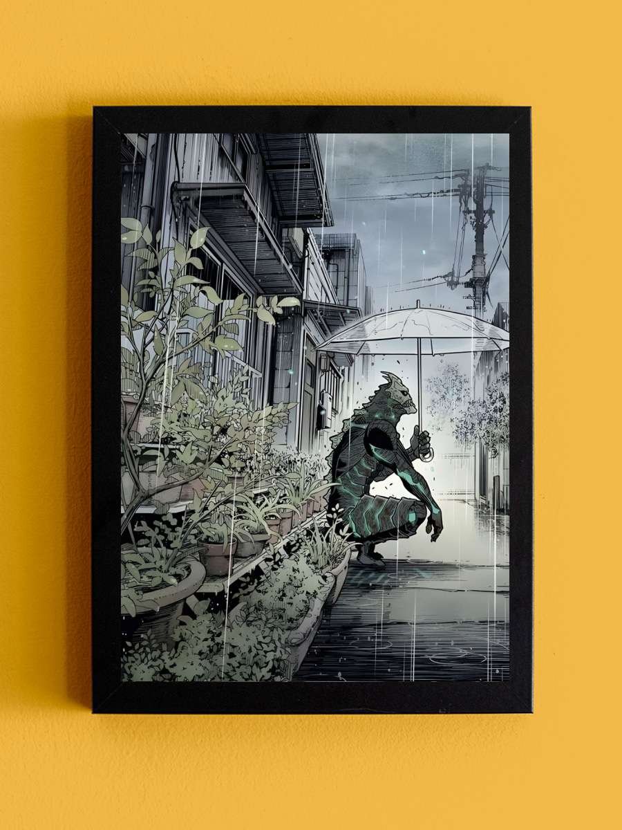 Kaiju No 8 Anime Tablo Siyah Çerçeveli Yüksek Kalite Anime Duvar Poster Tablo - En İyi Fiyatlarla