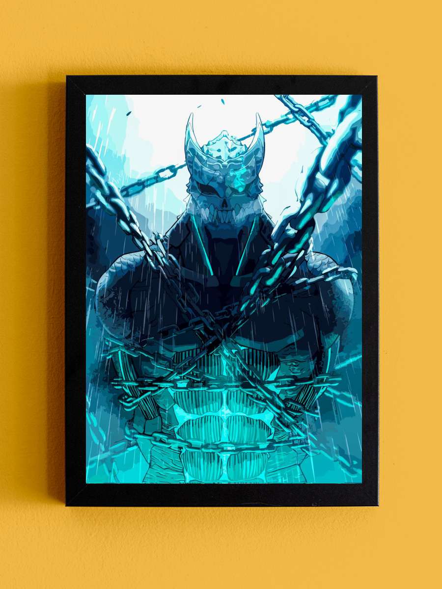 Kaiju No 8 Anime Tablo Siyah Çerçeveli Yüksek Kalite Anime Duvar Poster Tablo - En İyi Fiyatlarla