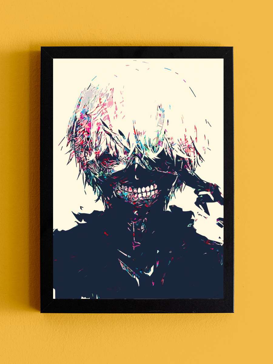 Kaneki Anime Tablo Siyah Çerçeveli Yüksek Kalite Anime Duvar Poster Tablo - En İyi Fiyatlarla