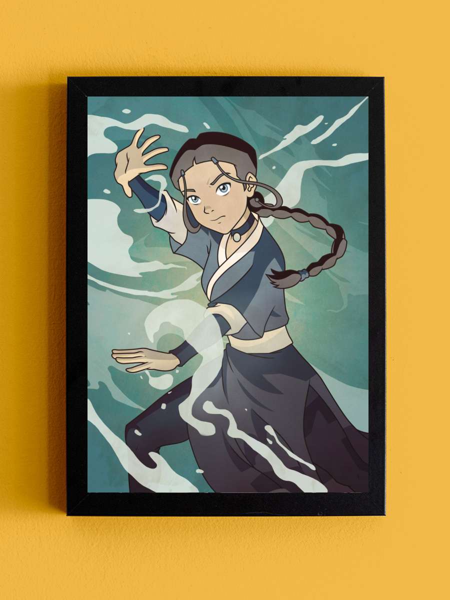 Katara Elements Anime Tablo Siyah Çerçeveli Yüksek Kalite Anime Duvar Poster Tablo - En İyi Fiyatlarla