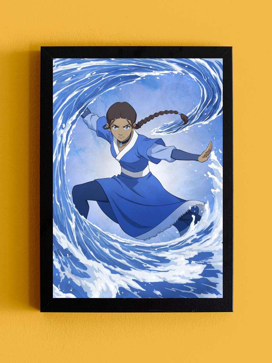 Katara Anime Tablo Siyah Çerçeveli Yüksek Kalite Anime Duvar Poster Tablo - En İyi Fiyatlarla