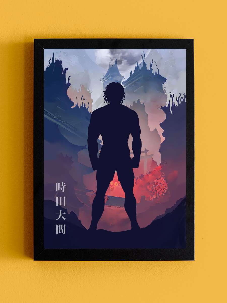 Kengan Ashura Anime Anime Tablo Siyah Çerçeveli Yüksek Kalite Anime Duvar Poster Tablo - En İyi Fiyatlarla