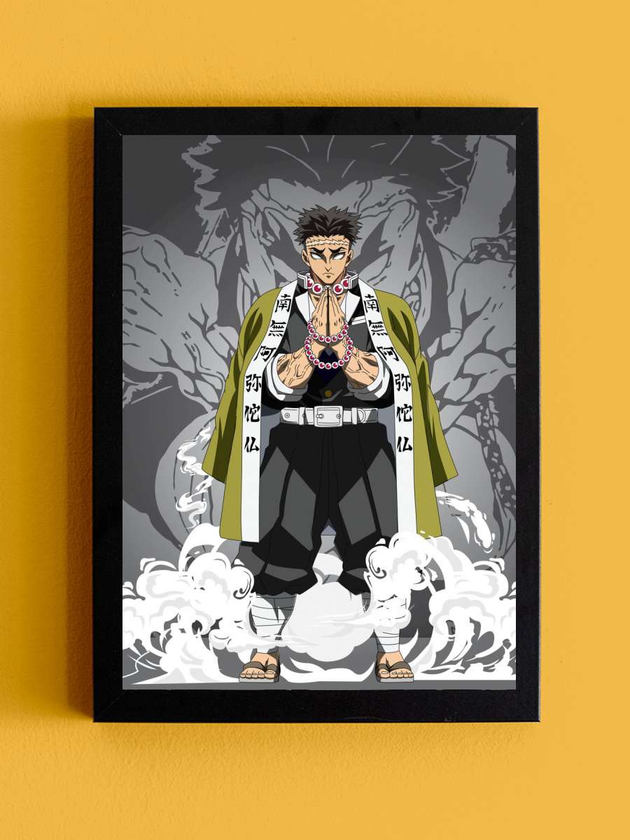 kimetsu no yaiba himejima Anime Tablo Siyah Çerçeveli Yüksek Kalite Anime Duvar Poster Tablo - En İyi Fiyatlarla
