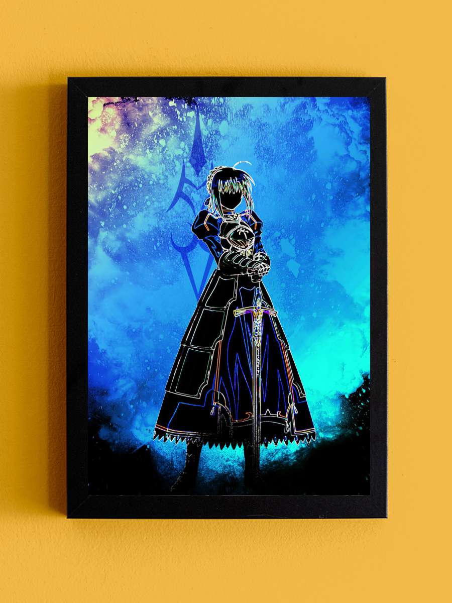 King of Knights Soul Anime Tablo Siyah Çerçeveli Yüksek Kalite Anime Duvar Poster Tablo - En İyi Fiyatlarla