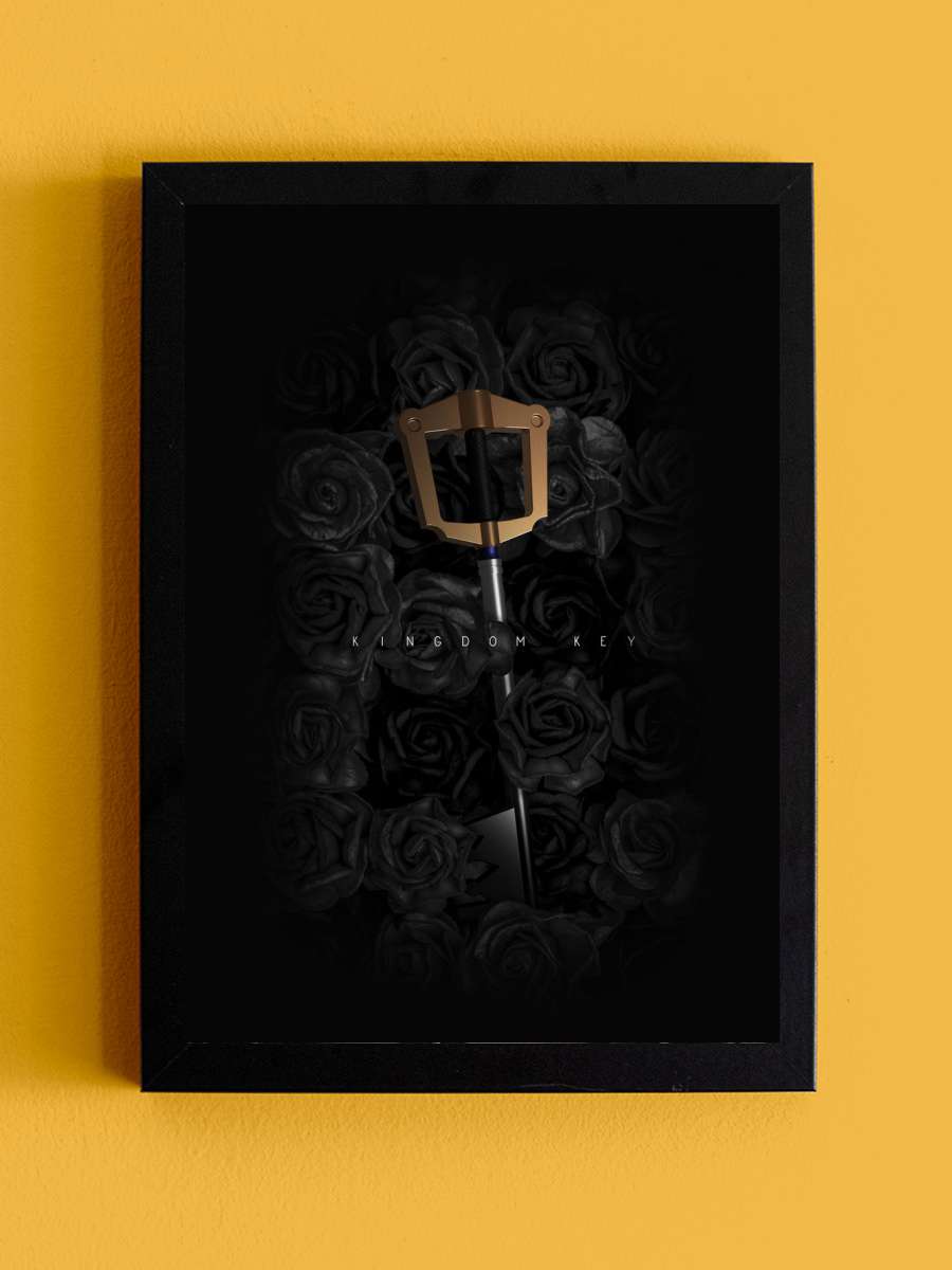 Kingdom Hearts Key Anime Tablo Siyah Çerçeveli Yüksek Kalite Anime Duvar Poster Tablo - En İyi Fiyatlarla