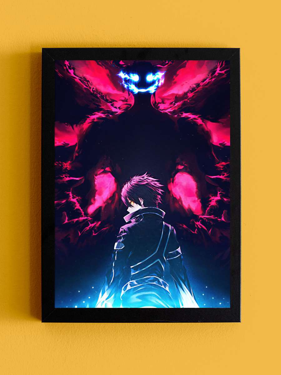 Kirito anime manga sao asu Anime Tablo Siyah Çerçeveli Yüksek Kalite Anime Duvar Poster Tablo - En İyi Fiyatlarla