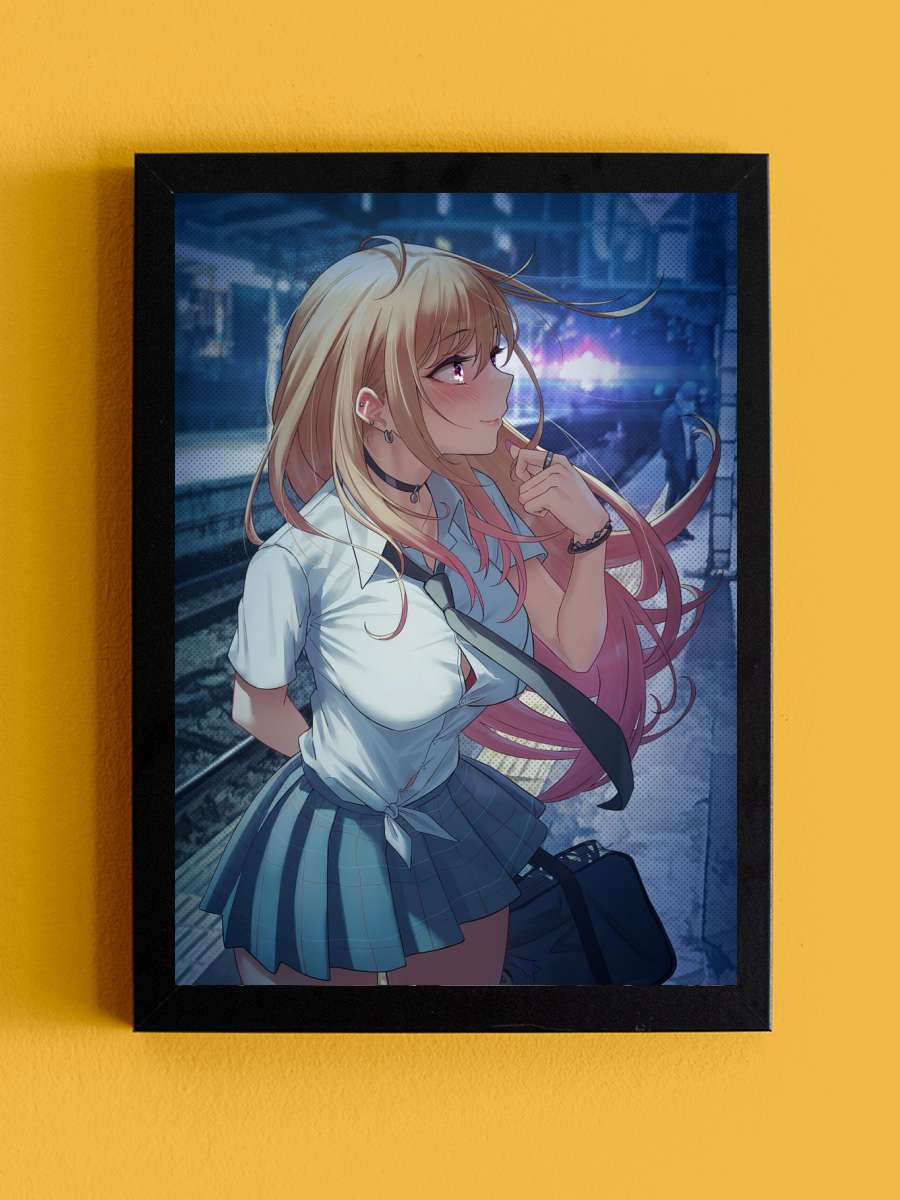 Kitagawa Marin Anime Tablo Siyah Çerçeveli Yüksek Kalite Anime Duvar Poster Tablo - En İyi Fiyatlarla
