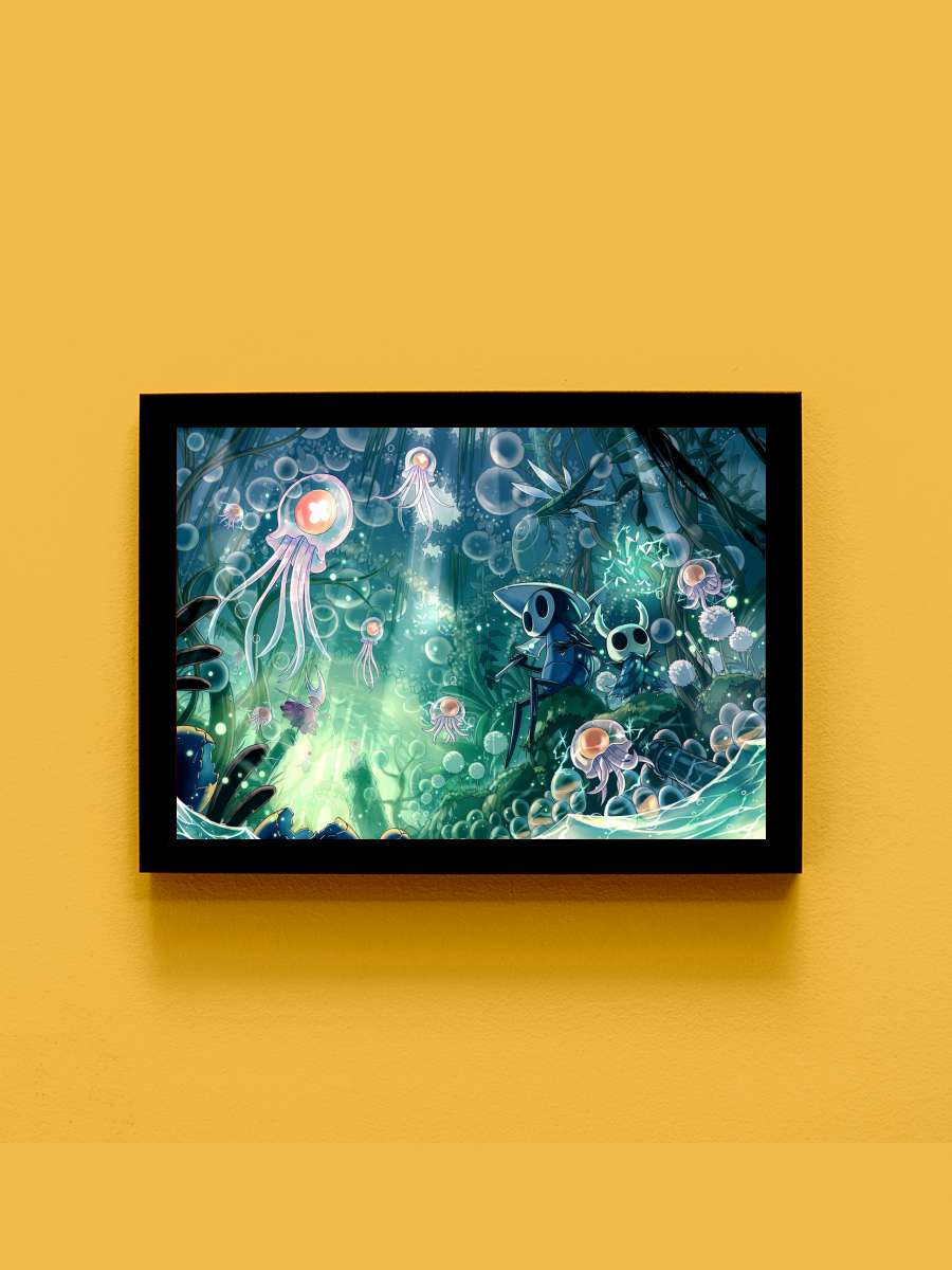 Knight Gaming Anime Tablo Siyah Çerçeveli Yüksek Kalite Anime Duvar Poster Tablo - En İyi Fiyatlarla