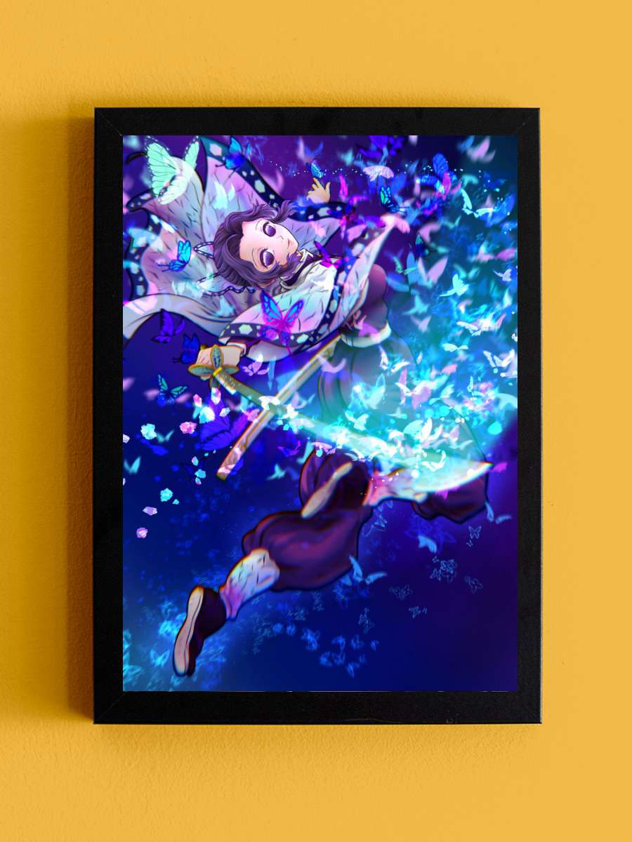 kocho anime Anime Tablo Siyah Çerçeveli Yüksek Kalite Anime Duvar Poster Tablo - En İyi Fiyatlarla