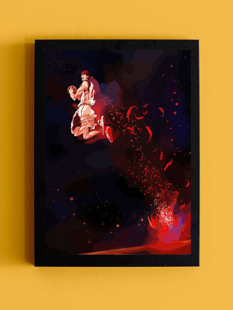 Kuroko No Basket Anime Tablo Siyah Çerçeveli Yüksek Kalite Anime Duvar Poster Tablo - En İyi Fiyatlarla