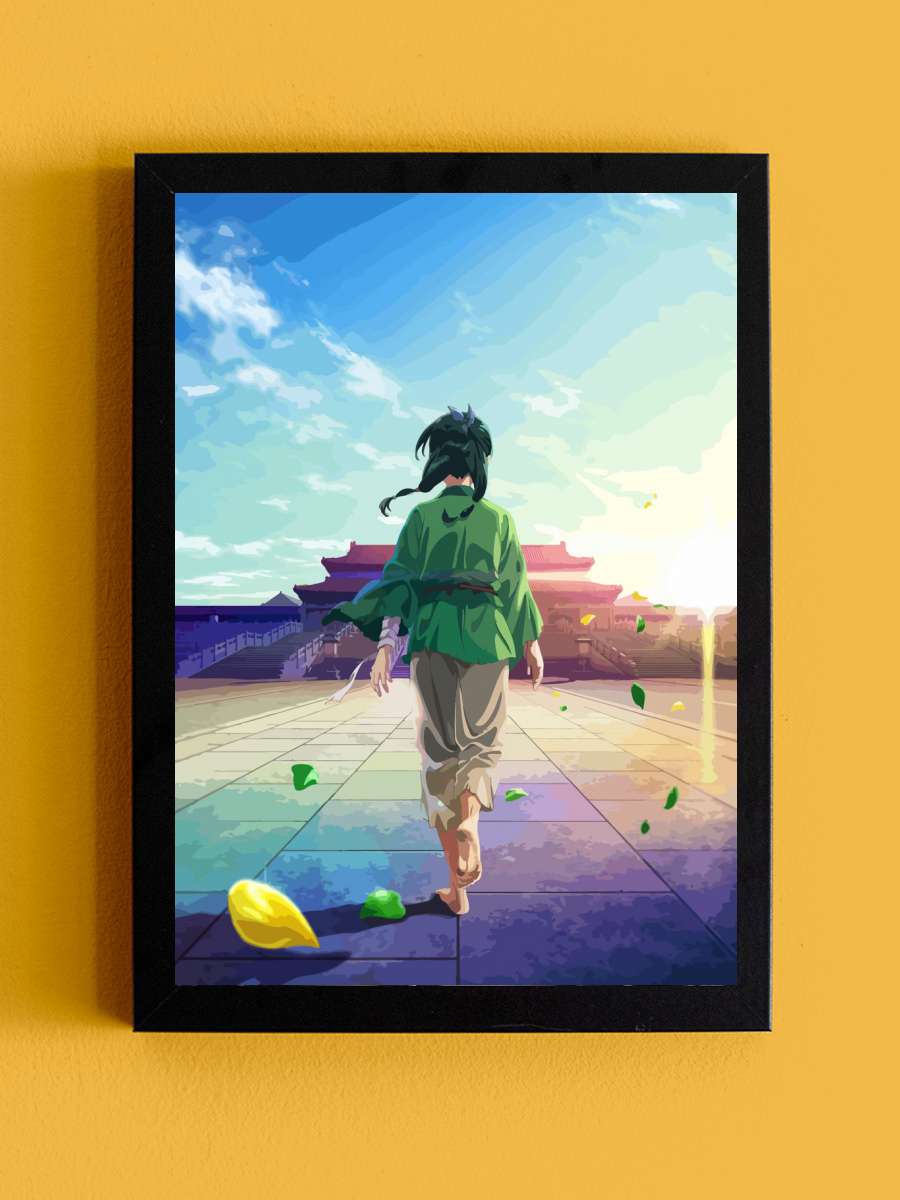 kusuriya no hitorigoto Anime Tablo Siyah Çerçeveli Yüksek Kalite Anime Duvar Poster Tablo - En İyi Fiyatlarla