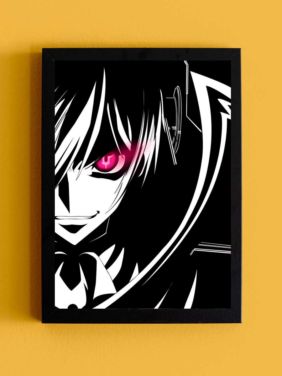 lelouch vi britannia Anime Tablo Siyah Çerçeveli Yüksek Kalite Anime Duvar Poster Tablo - En İyi Fiyatlarla