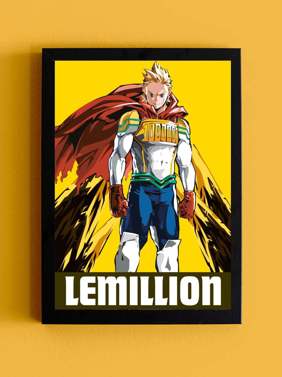 Lemillion My Hero Academia Anime Tablo Siyah Çerçeveli Yüksek Kalite Anime Duvar Poster Tablo - En İyi Fiyatlarla