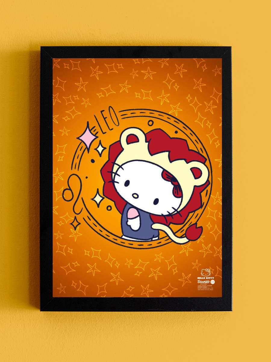 Leo Anime Tablo Siyah Çerçeveli Yüksek Kalite Anime Duvar Poster Tablo - En İyi Fiyatlarla