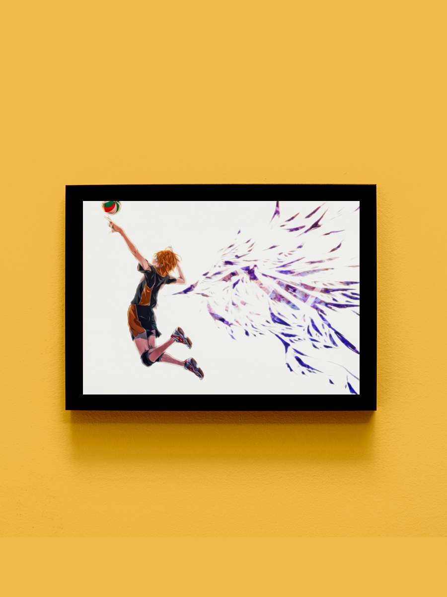 Little Giant Haikyuu Anime Tablo Siyah Çerçeveli Yüksek Kalite Anime Duvar Poster Tablo - En İyi Fiyatlarla