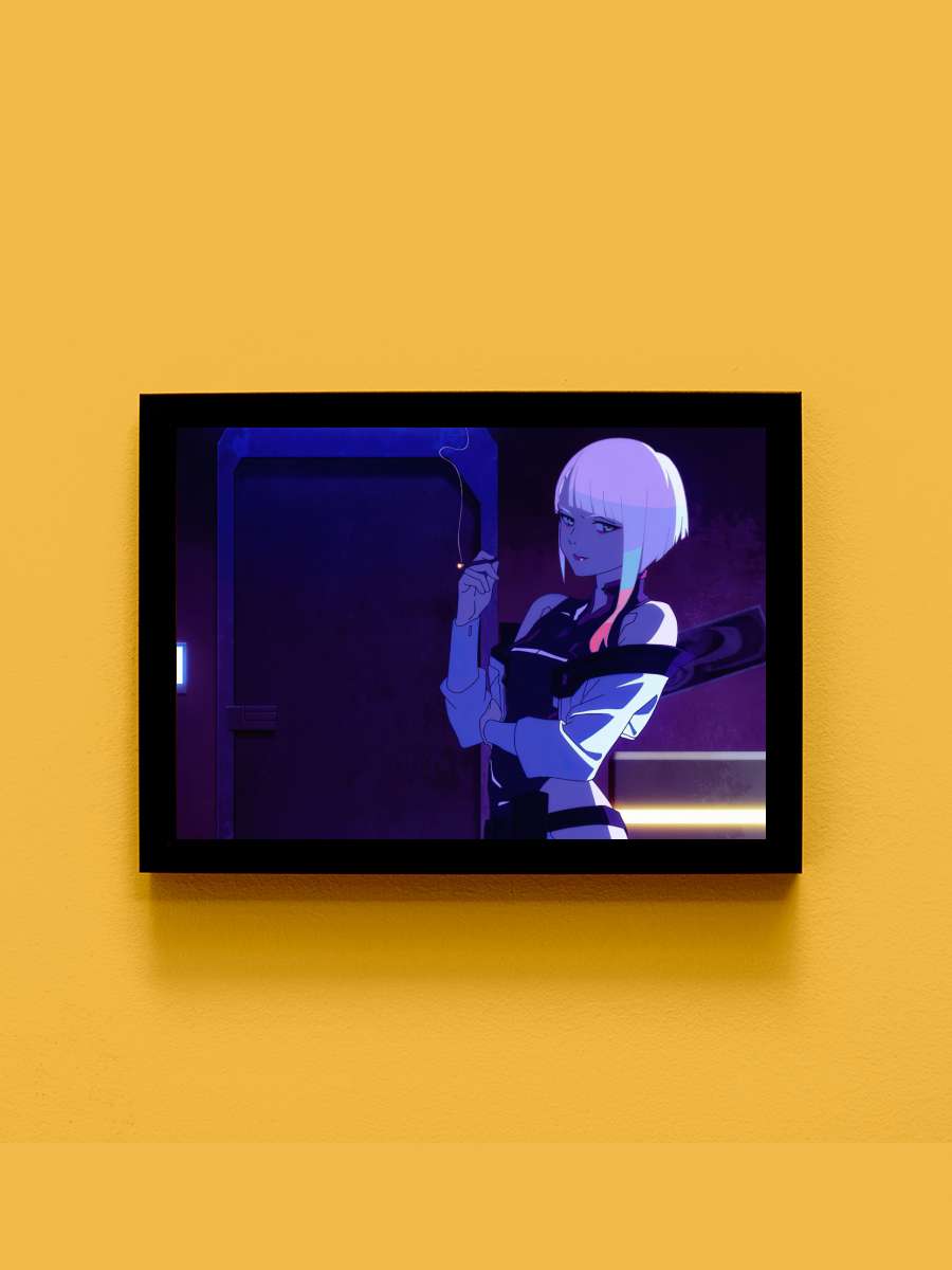 Lucy on the Job Anime Tablo Siyah Çerçeveli Yüksek Kalite Anime Duvar Poster Tablo - En İyi Fiyatlarla