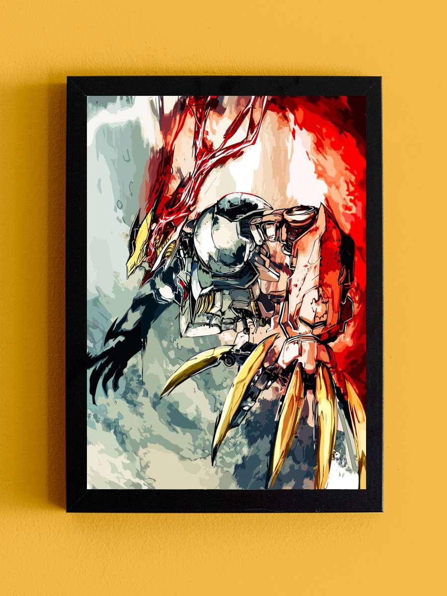 Lupus Rex Mobile Suit Anime Tablo Siyah Çerçeveli Yüksek Kalite Anime Duvar Poster Tablo - En İyi Fiyatlarla