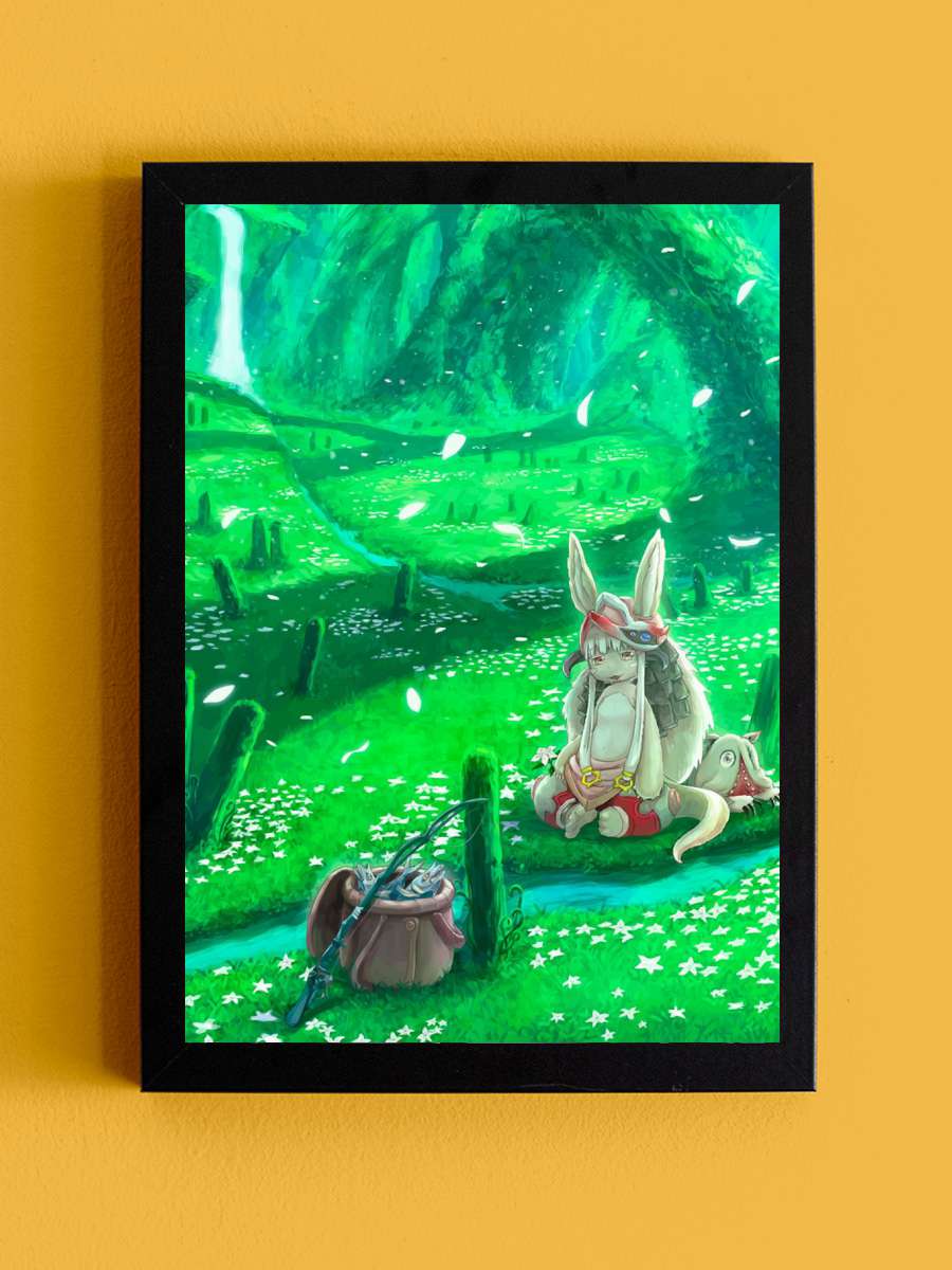 Made in Abyss Anime Tablo Siyah Çerçeveli Yüksek Kalite Anime Duvar Poster Tablo - En İyi Fiyatlarla