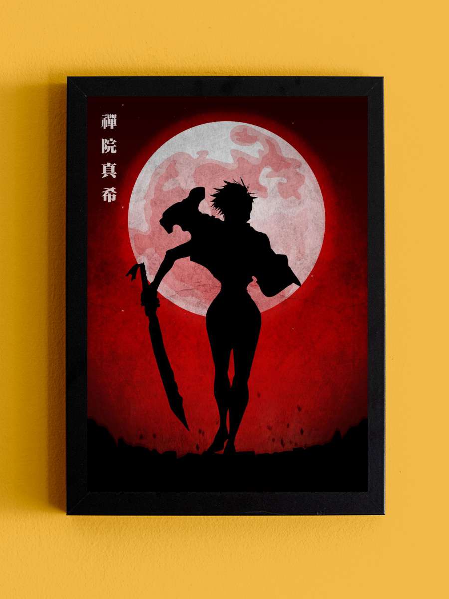 MAKI ZENIN Anime Tablo Siyah Çerçeveli Yüksek Kalite Anime Duvar Poster Tablo - En İyi Fiyatlarla