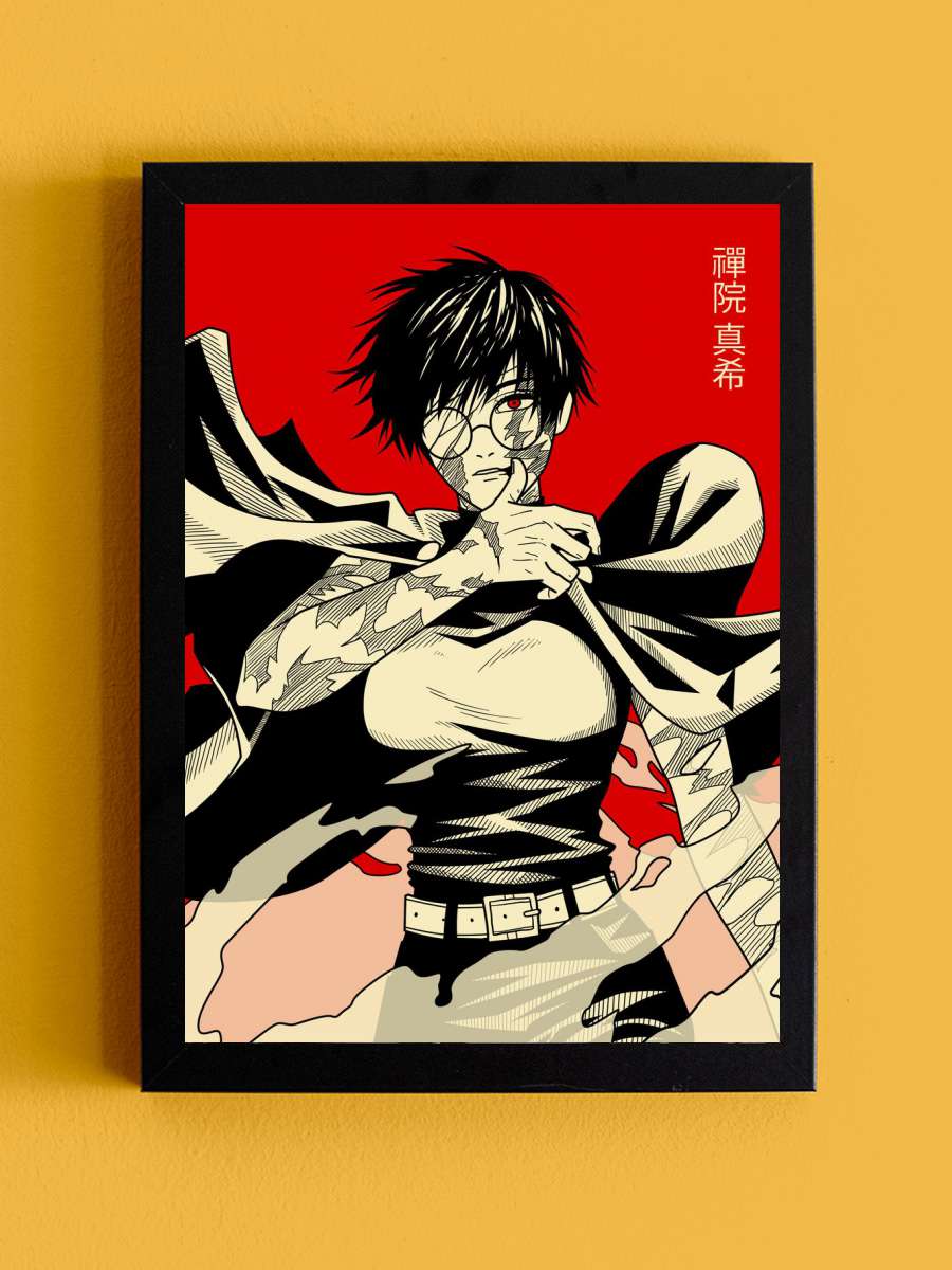 Maki Zenin Anime Tablo Siyah Çerçeveli Yüksek Kalite Anime Duvar Poster Tablo - En İyi Fiyatlarla