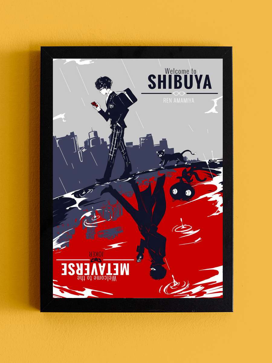 Man Joker Dark Anime Tablo Siyah Çerçeveli Yüksek Kalite Anime Duvar Poster Tablo - En İyi Fiyatlarla