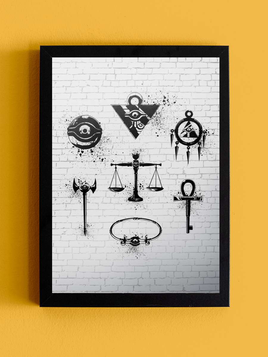 Millennium Items Anime Tablo Siyah Çerçeveli Yüksek Kalite Anime Duvar Poster Tablo - En İyi Fiyatlarla