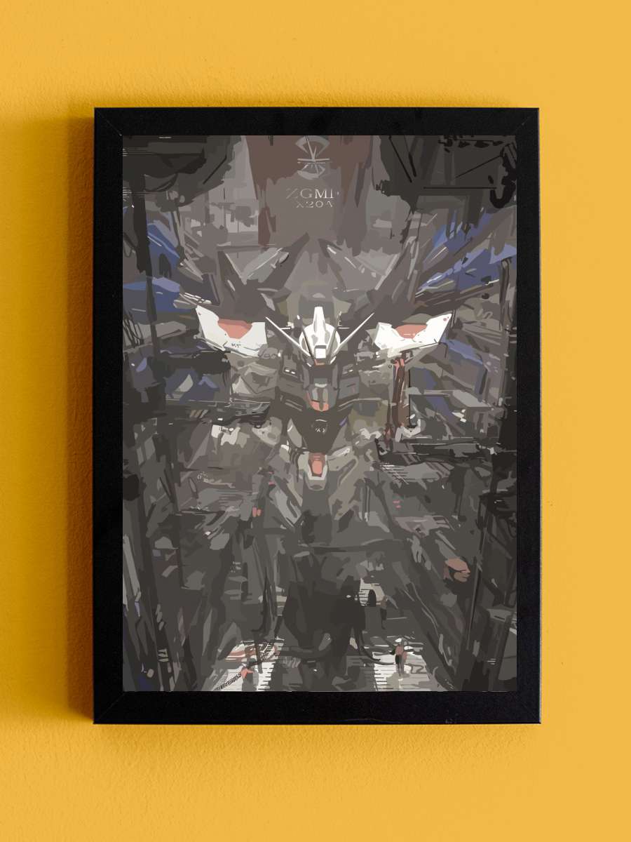Mobile suit Armored core Anime Tablo Siyah Çerçeveli Yüksek Kalite Anime Duvar Poster Tablo - En İyi Fiyatlarla