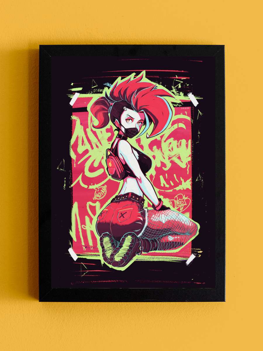 Moika Punk Anime Tablo Siyah Çerçeveli Yüksek Kalite Anime Duvar Poster Tablo - En İyi Fiyatlarla