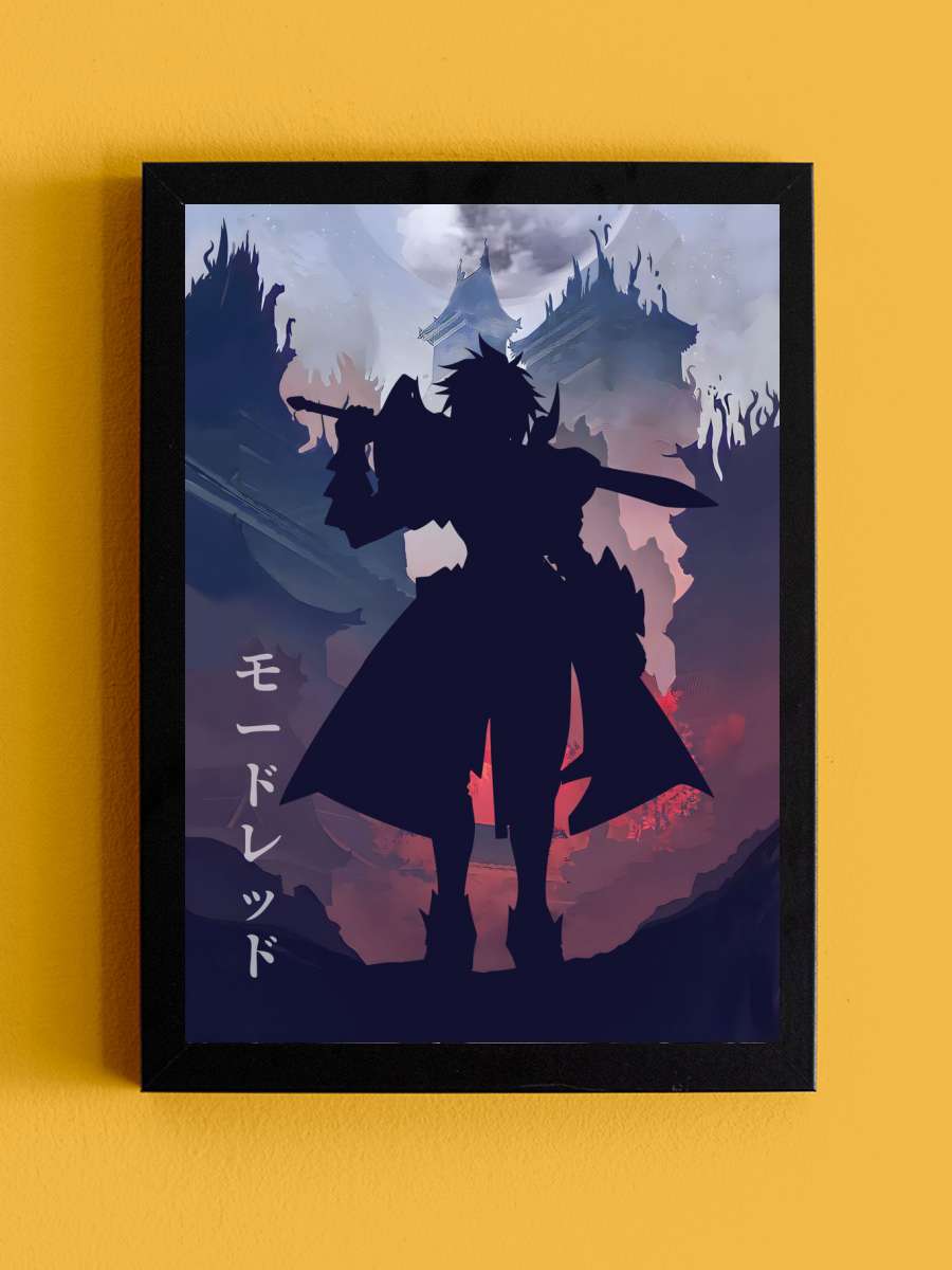 Mordred Fate Anime Anime Tablo Siyah Çerçeveli Yüksek Kalite Anime Duvar Poster Tablo - En İyi Fiyatlarla