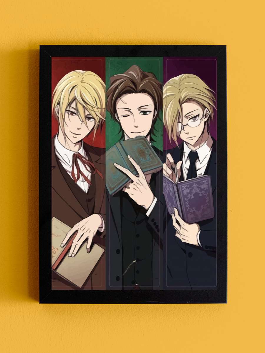 Moriarty the Patriot Anime Tablo Siyah Çerçeveli Yüksek Kalite Anime Duvar Poster Tablo - En İyi Fiyatlarla