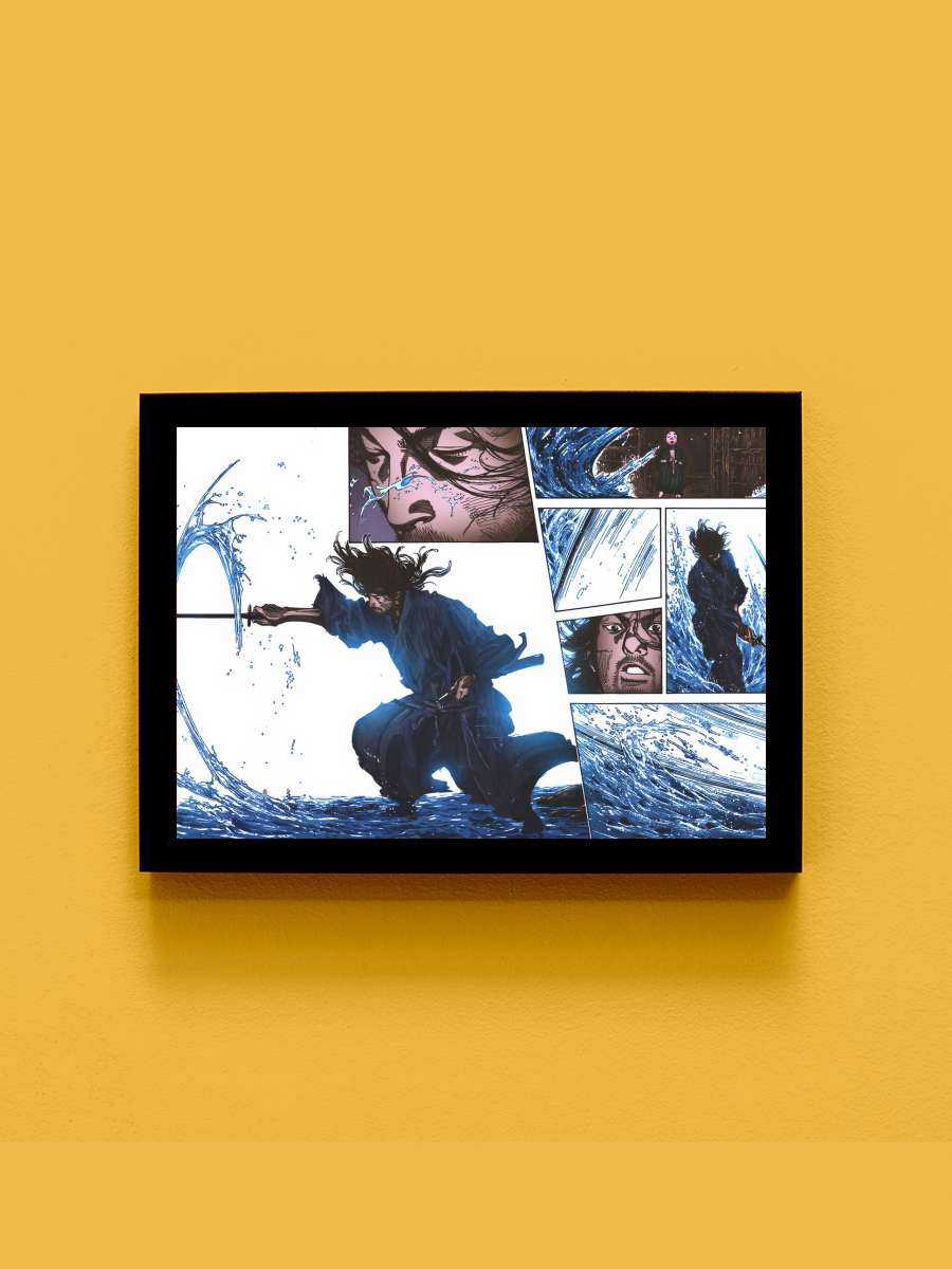 Musashi Anime Tablo Siyah Çerçeveli Yüksek Kalite Anime Duvar Poster Tablo - En İyi Fiyatlarla